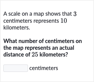 Centimeters and kilometers new arrivals